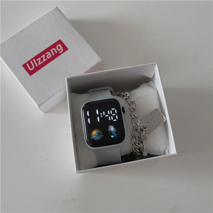 Reloj electrónico para niños impermeables de plástico al por mayor sin caja